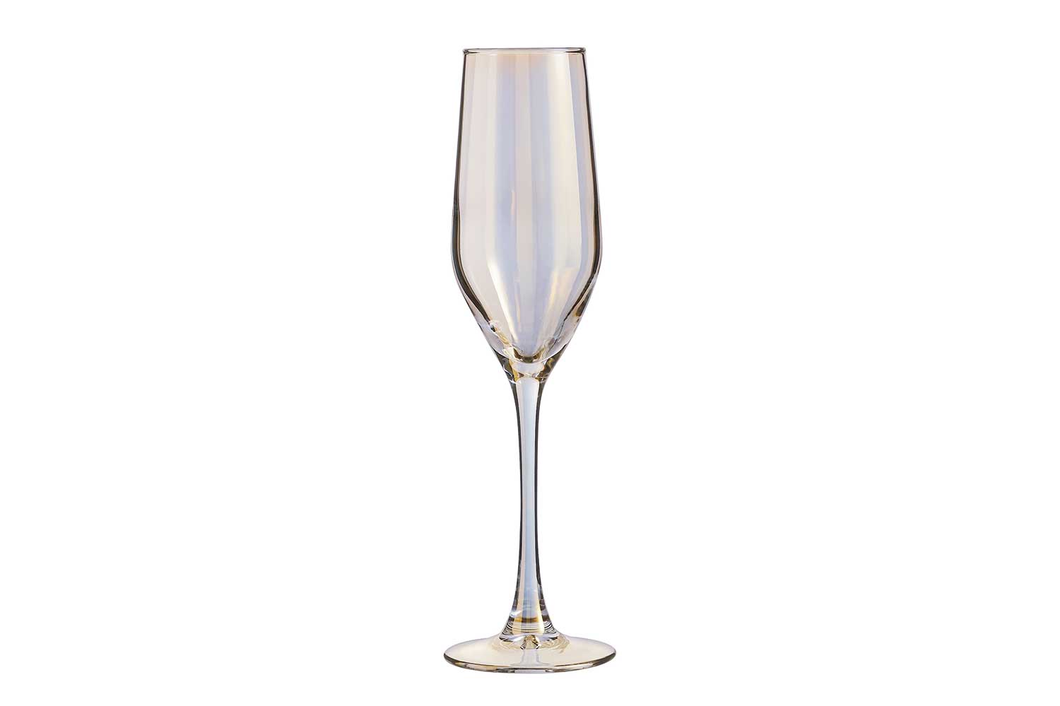 SHINY GOLD CHAMPAGNEGLAS 16CL SET4