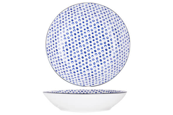 TONDO BLUE DIEP BORD D20XH4,5CM